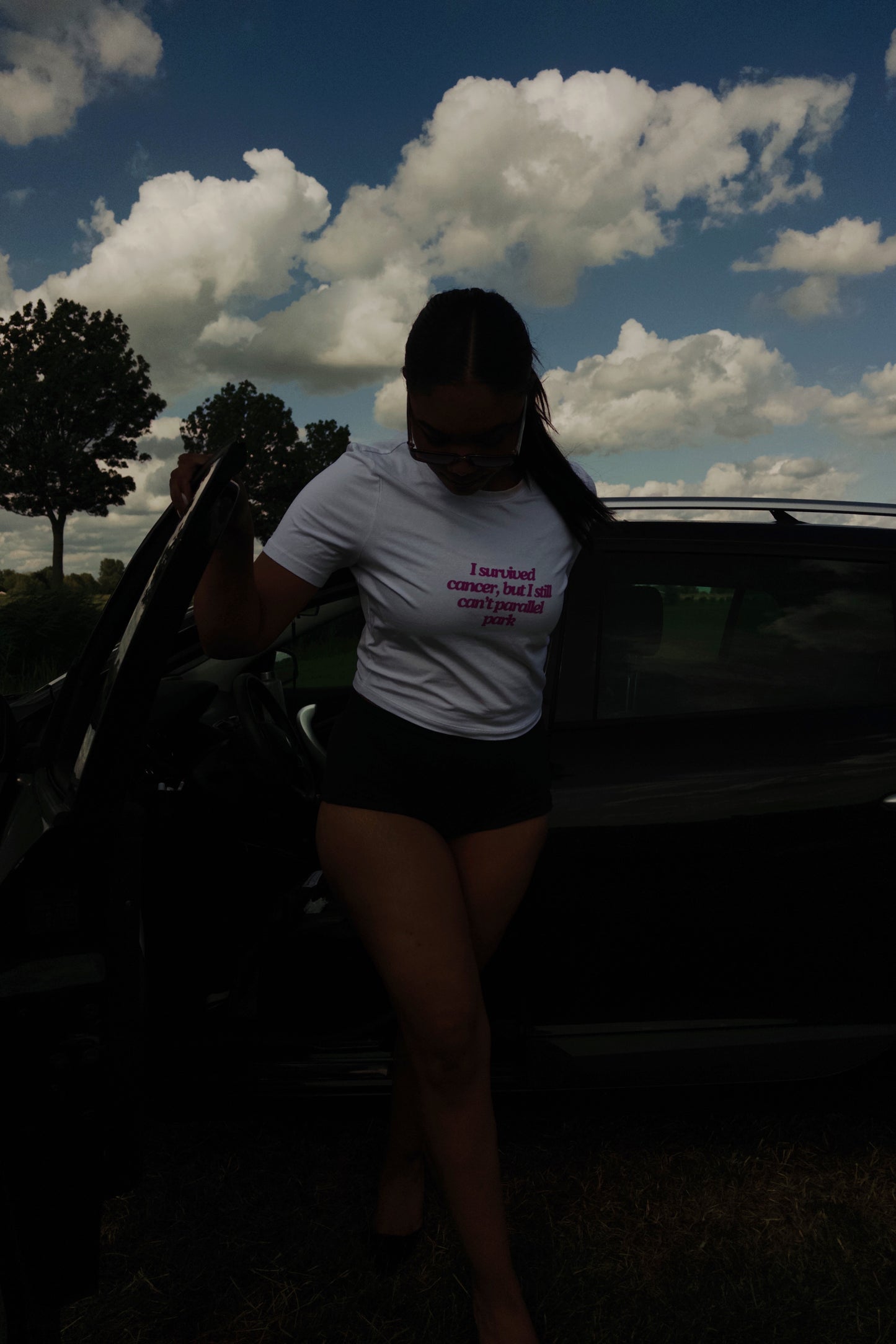 Still Can't Parallel Park Cropped Tee